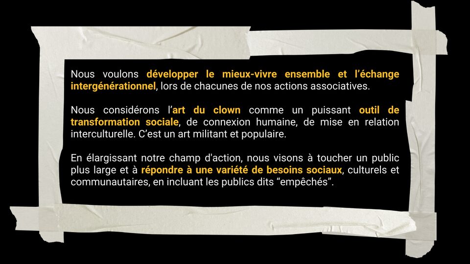 clown de toi les missions associative